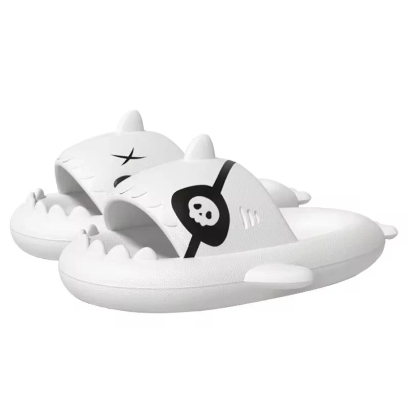 Shark Slides - Soft Slippers Bathroom Couple Outdoor Shoes
