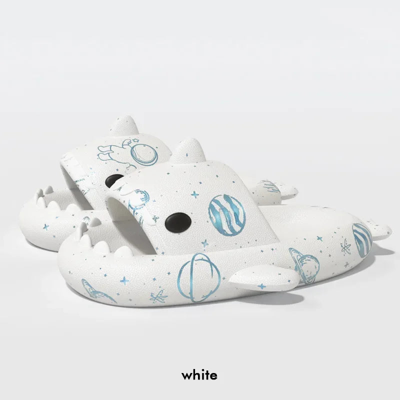 Shark Slippers - Home Summer Beach Indoor Soft Slides