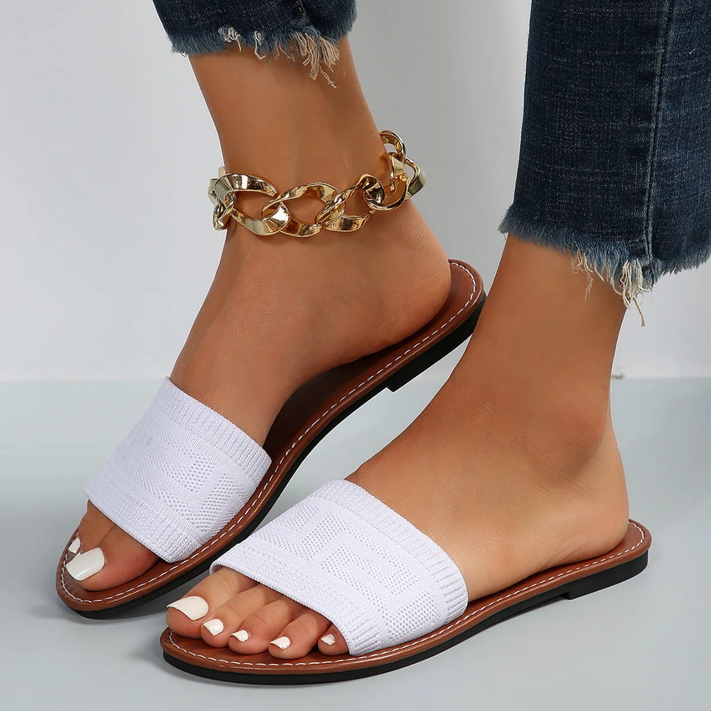 Brown Sandals - 2025 Luxury Outdoor Beach Flat Sandals