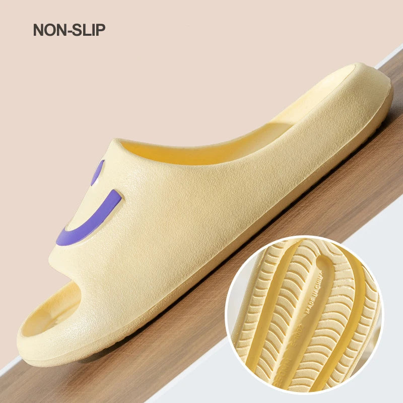 Cartoon Smile Eva Home Beach Flip Flops