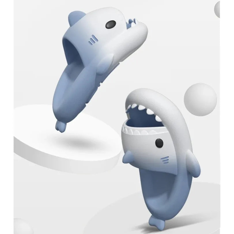 Shark Slippers - Home Summer Beach Indoor Soft Slides