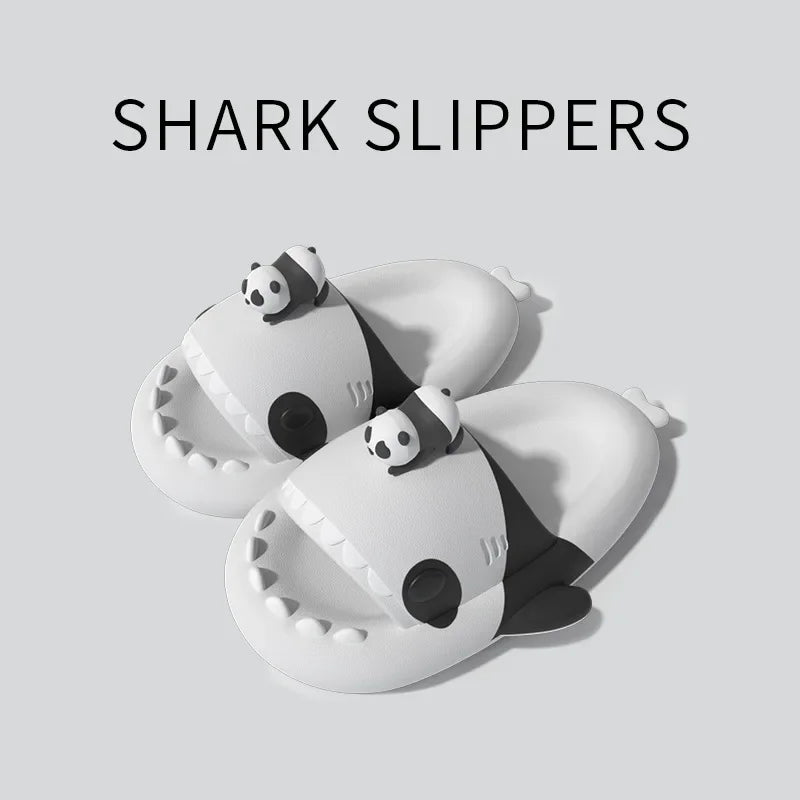 Shark Slippers - House Cloud Platform Slides Summer Beach