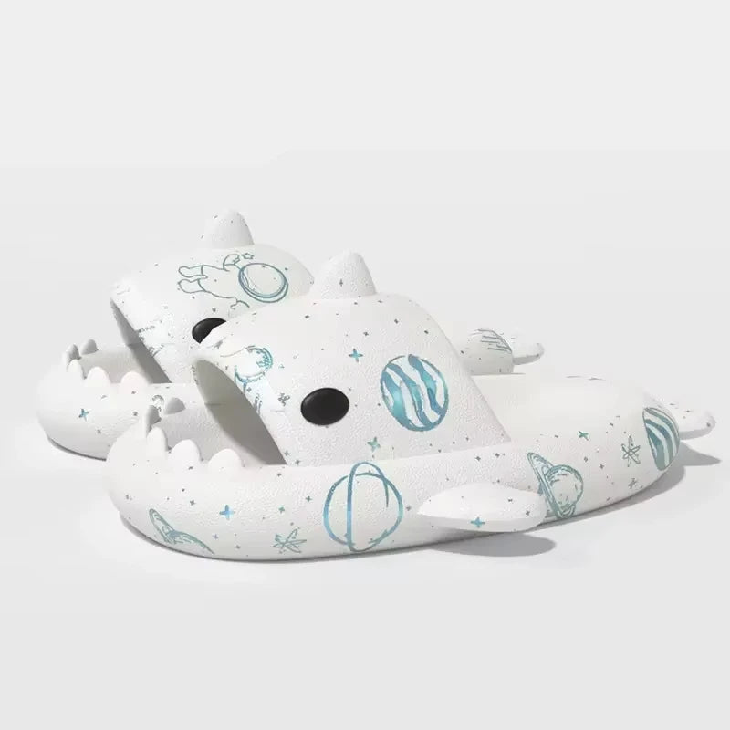 Shark Slides - Soft Slippers Bathroom Couple Outdoor Shoes