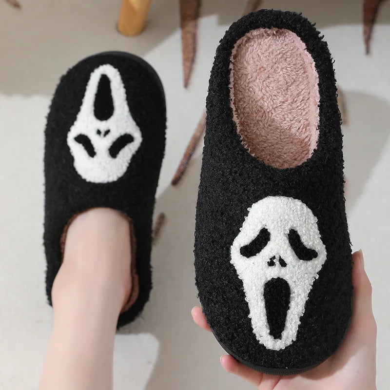 Halloween Skull Anti-Slip Indoor Slippers