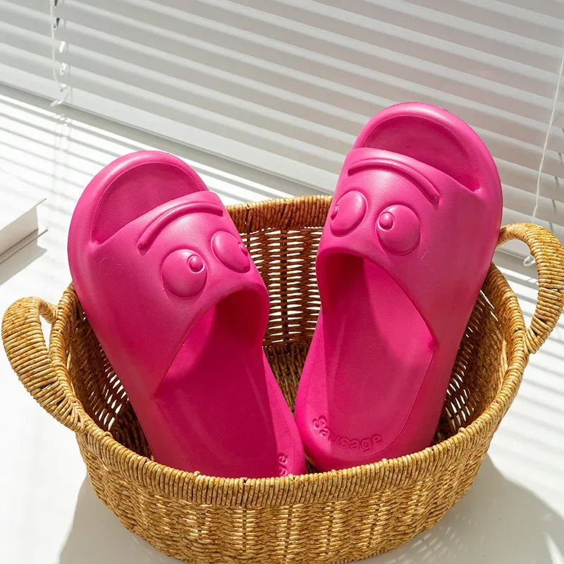 2025 New Smiley Face Slippers Anti-slip