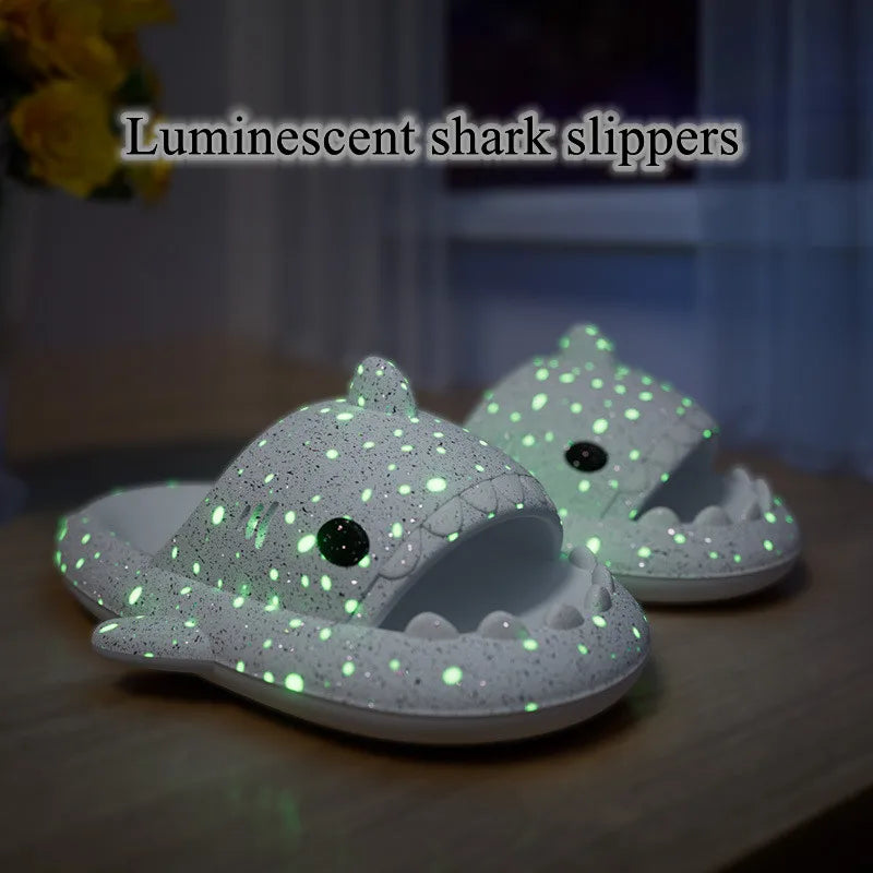 Shark Slides - Luminous Slippers Cute Flip Flops