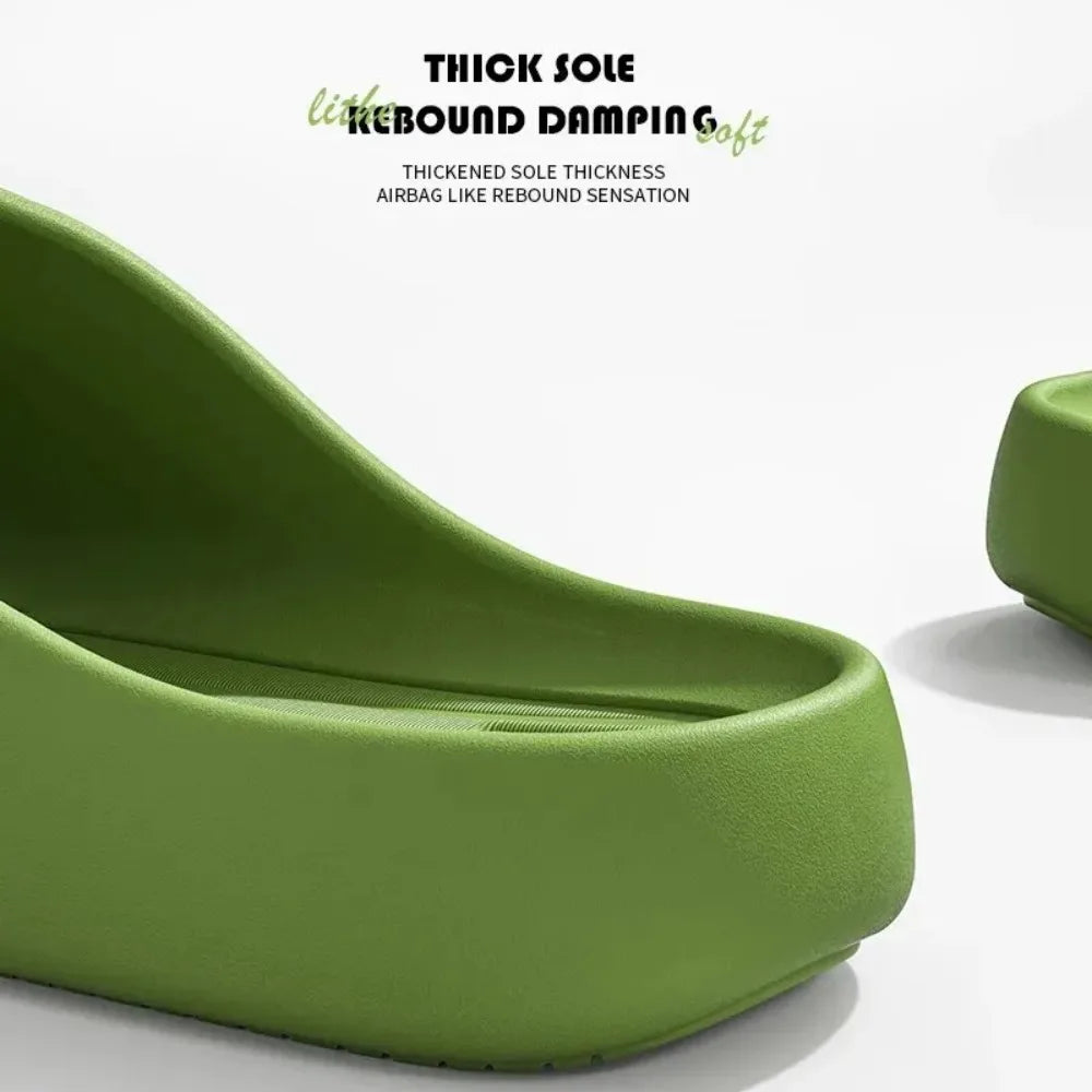 Happy Face Slippers - Smile Home Slides for Women