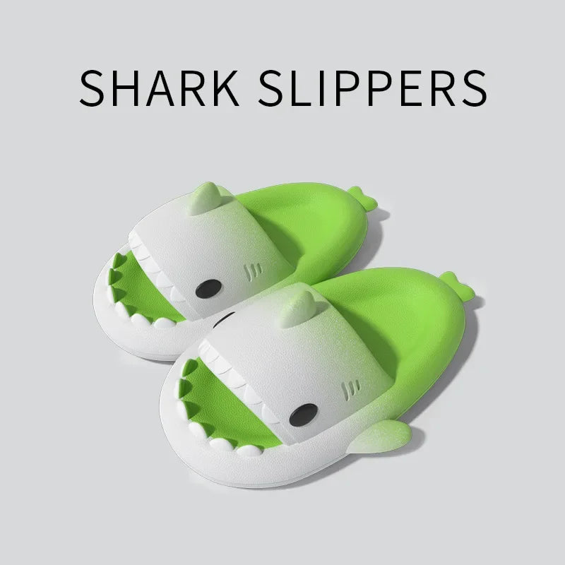 Shark Slippers - House Cloud Platform Slides Summer Beach